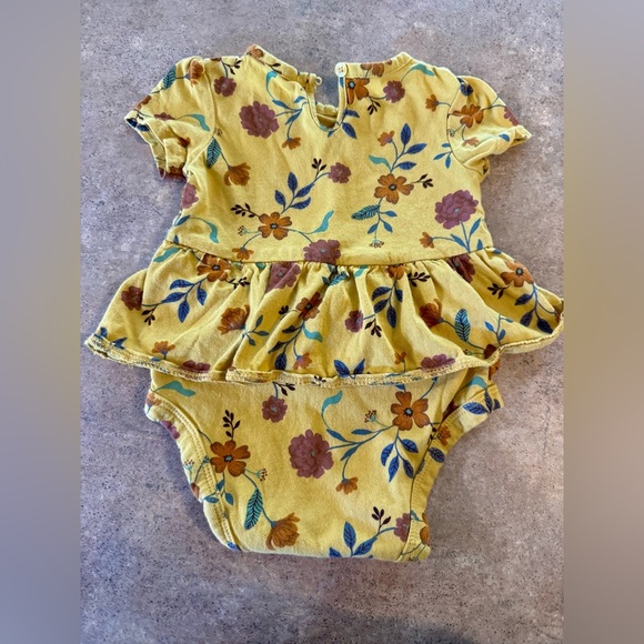 Carter's- Yellow Floral Baby Dress, Size 6M - Picture 5 of 5